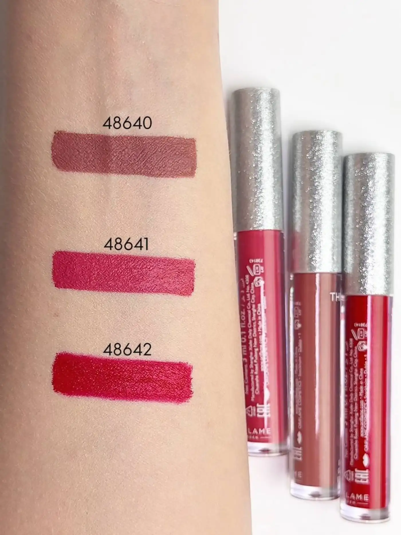 Жидкая помада с эффектом сияния THE ONE Liquid Glitter Lipstick – магия зимних праздников в твоём макияже 2 2 4